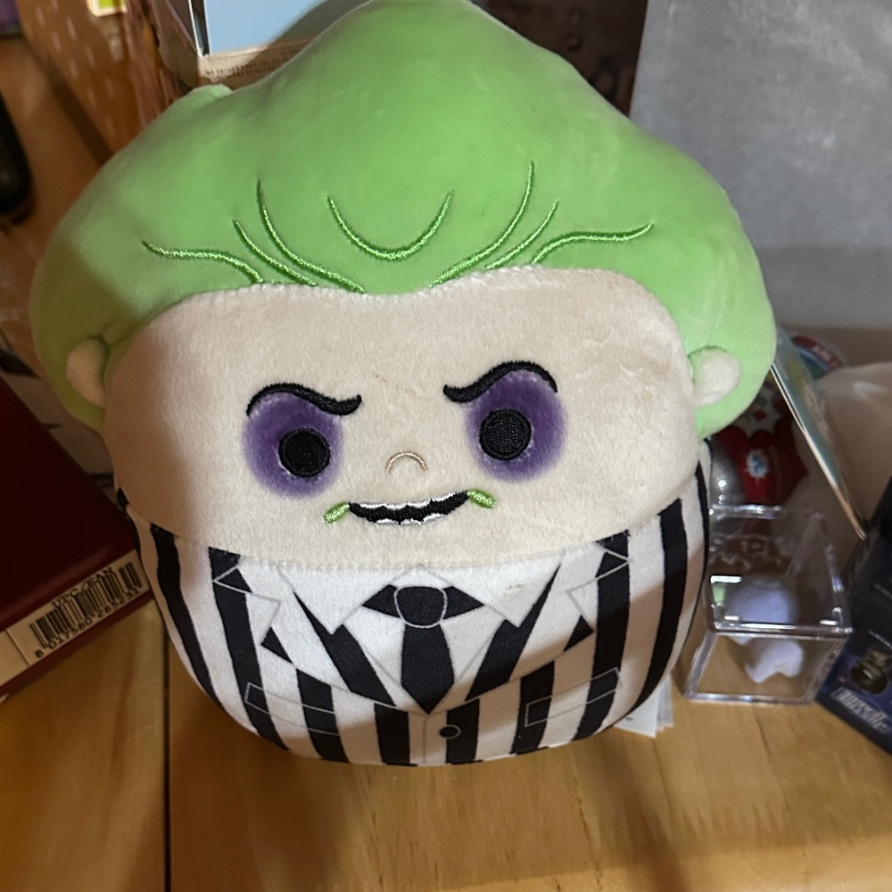 Beetlejuice squishmellow Green and Purple Plush Toy NWT